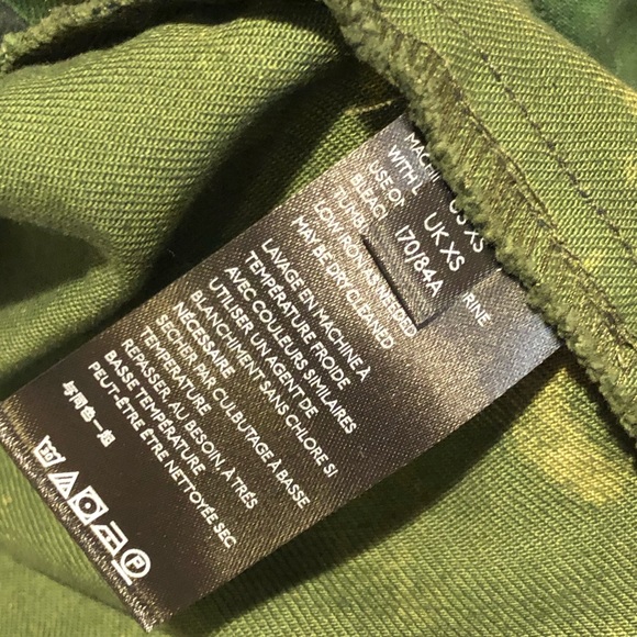 Free people Camo print jacket women’s size xs - Picture 6 of 8